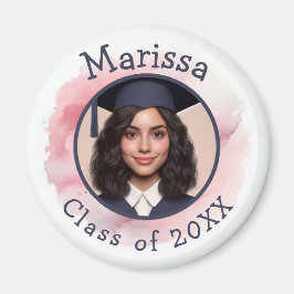Íman Formando rosa Cor de Água Personalizada Classe de