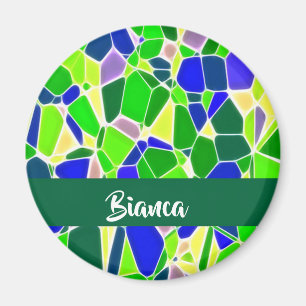 Íman Formas coloridas de pedra