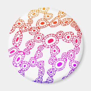 Íman Formas de Blob de Círculo Abstrato Aleatório Multi