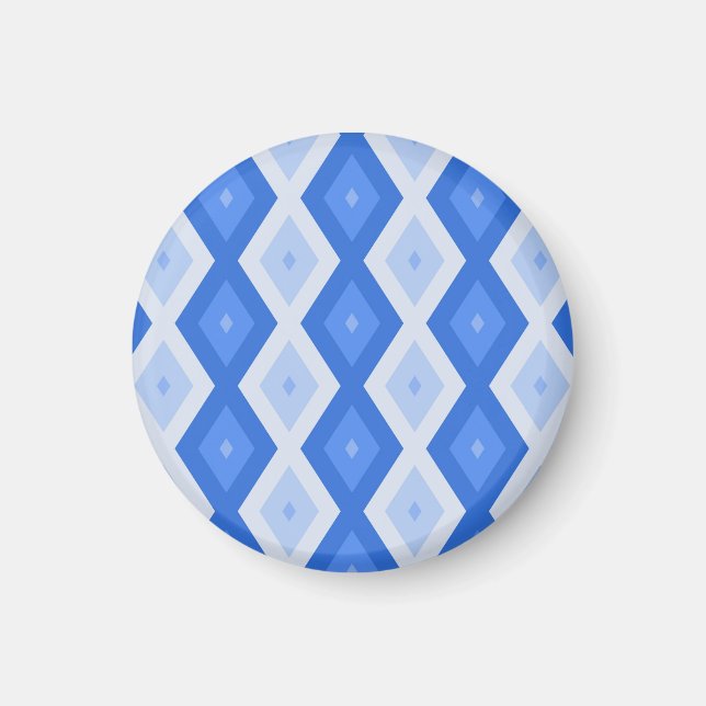 Íman Formas de diamante azul (Frente)