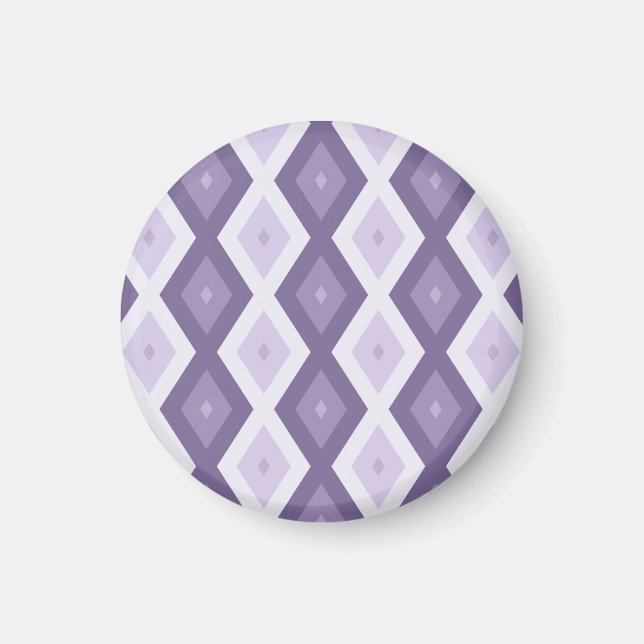 Íman Formas de diamante de lavanda (Frente)