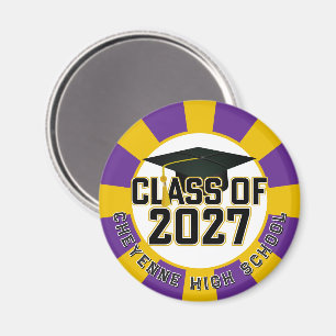 Íman Formatura da turma de 2027 de Letterman