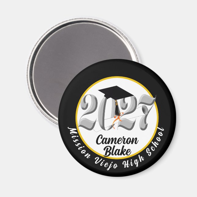 Íman Formatura da Turma de Prata de 2027 (Front/Back)