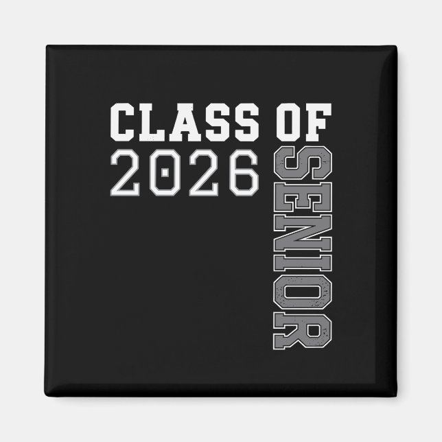 Íman Formatura Personalizada da Turma de 2026 (Frente)