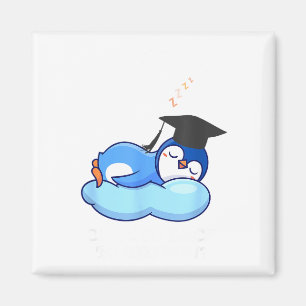 Íman Formei, volto para a cama - formatura de pinguim e