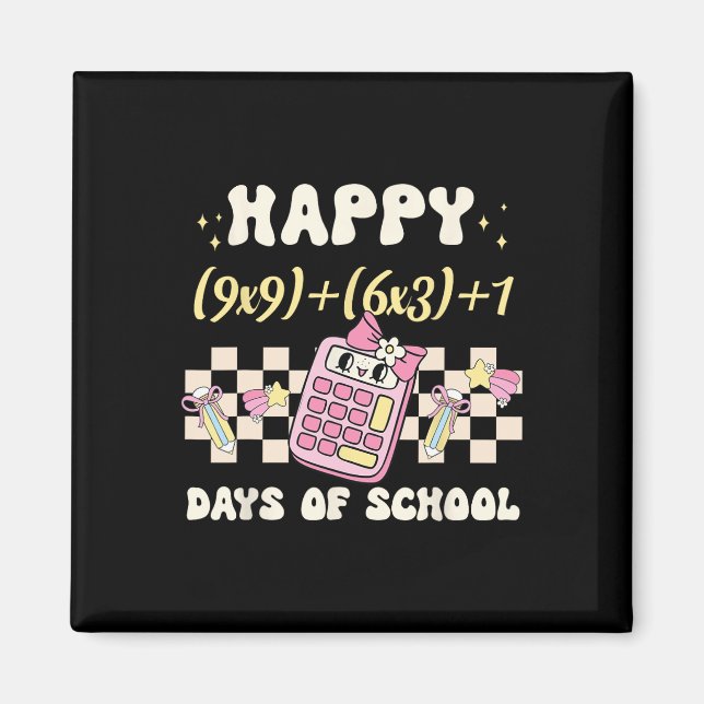 Íman Fórmula De Matemática Para 100 Dias Engraçada, 100 (Frente)