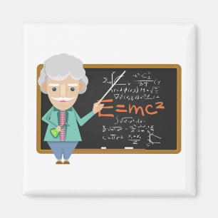 Íman Fórmula EMC2 do professor de ciências
