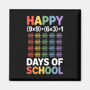 Íman Fórmula Matemática 100 Dias De Escola Professor De