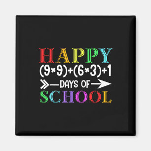 Íman Fórmula Matemática Feliz 100 Dias De Escola Matemá