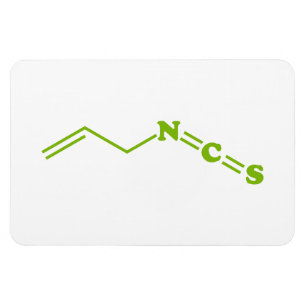 Íman Fórmula Molecular De Isotiocianato De Wasabi