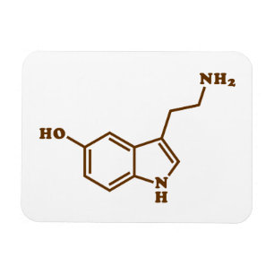 Íman Fórmula química molecular da serotonina