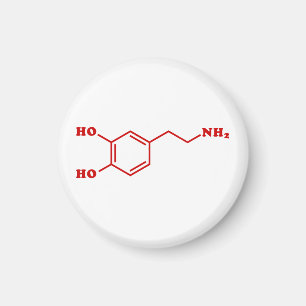 Íman Fórmula Química Molecular de Dopamina