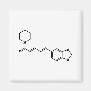 Íman Fórmula Química Molecular de Piperina Piperina