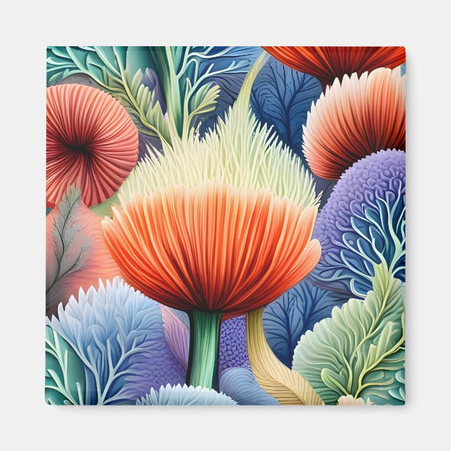 Íman Formulários do mar de abstrato (Frente)