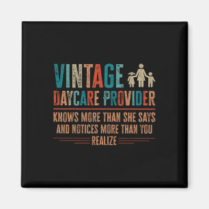 Íman Fornecedor de Creche Vintage - Presentes para Prof
