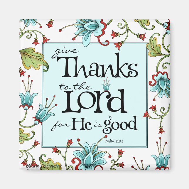 Íman Fornecer Obrigados - Magnet (Frente)