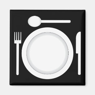 Íman Forquilha e colher da faca da placa