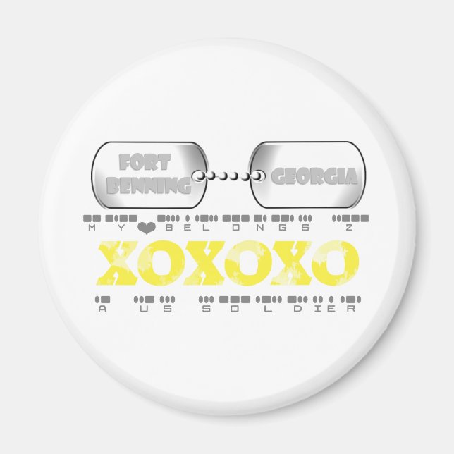 Íman Fort Benning (Frente)