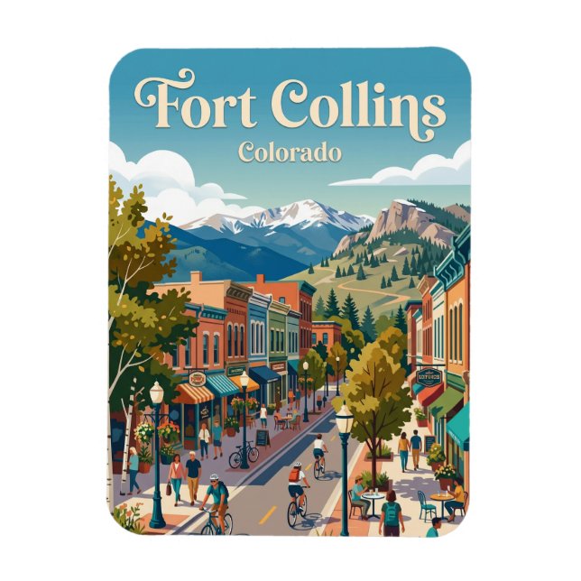 Íman Fort Collins Colorado (Vertical)