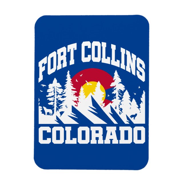 Íman Fort Collins, Colorado (Vertical)