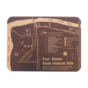 Íman Fort Fred Steele State Historic Site, Wyoming