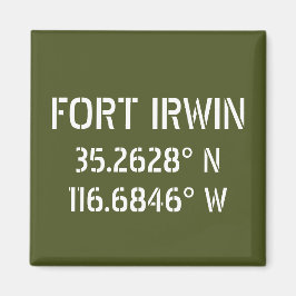 Íman Fort Irwin Latitude Longitude