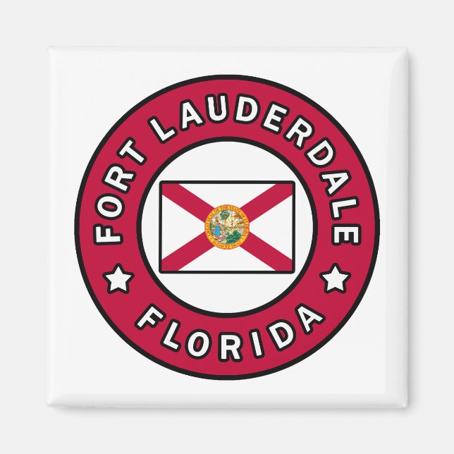 Íman Fort Lauderdale Flórida (Frente)