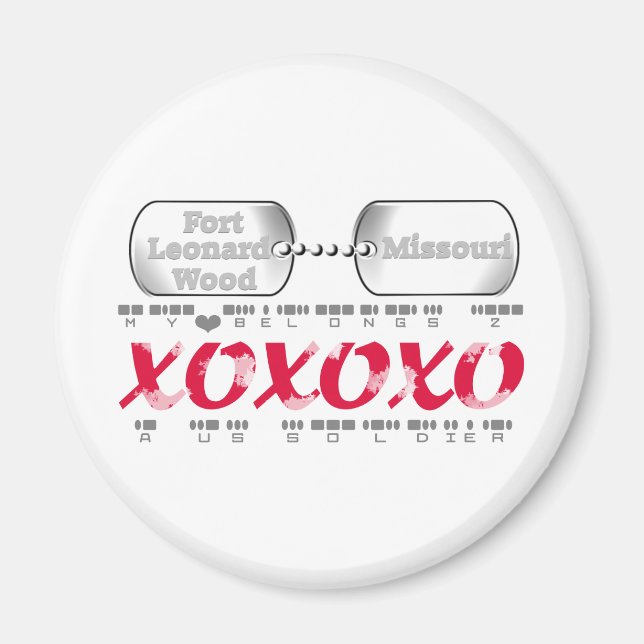 Íman Fort Leonard Wood (Frente)