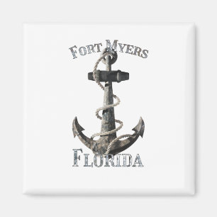 Íman Fort Myers Flórida Férias Anchor Náutico Sailin
