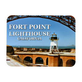 Íman Fort Point Lighthouse, California Flex Magnet