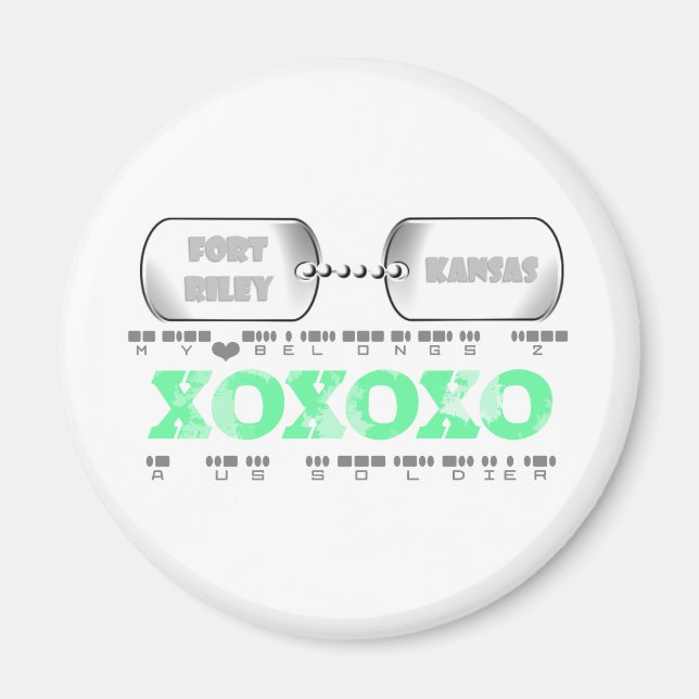 Íman Fort Riley (Frente)