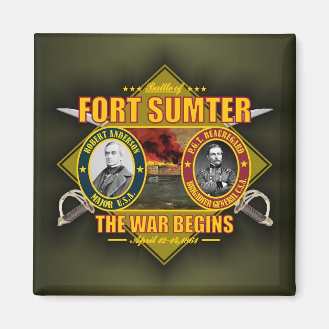Íman Fort Sumter (Frente)