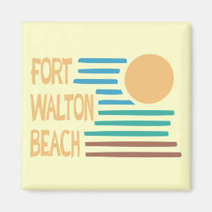 Íman Fort Walton Beach design geométrico
