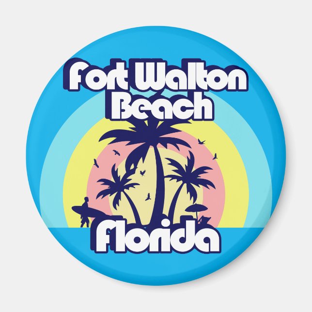 Íman Fort Walton Beach Florida (Frente)