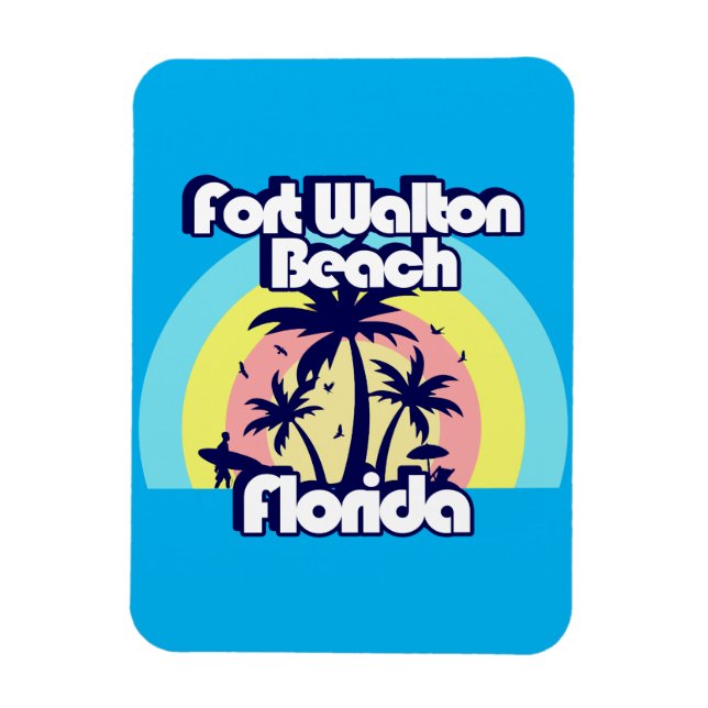 Íman Fort Walton Beach Florida (Vertical)