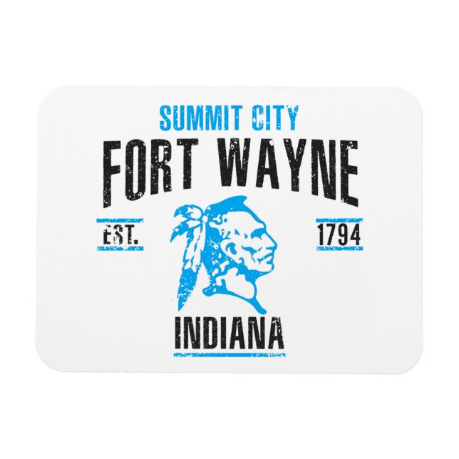 Íman Fort Wayne (Horizontal)