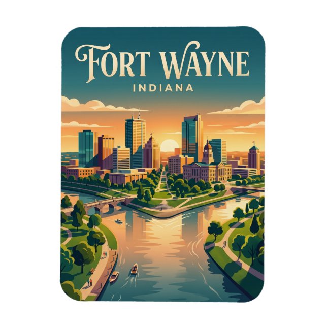 Íman Fort Wayne EUA (Vertical)