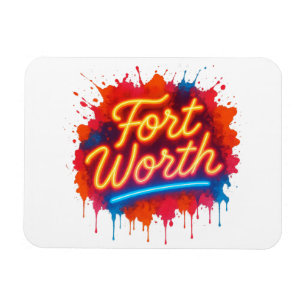 Íman Fort Worth Non Street-art design