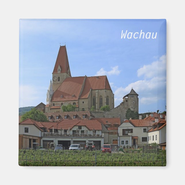 Íman fortaleza no vale de Wachau, Áustria (Frente)