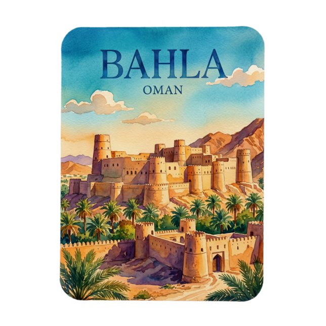 Íman Forte de Bahla Omã (Vertical)