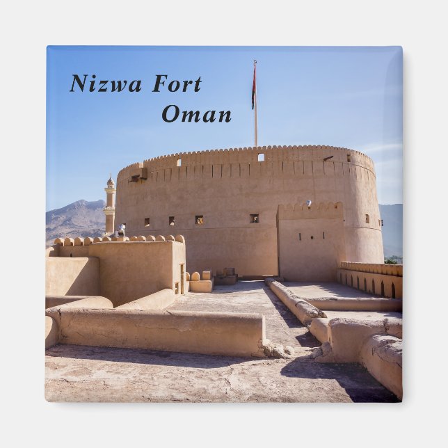 Íman Forte de Nizwa em Nizwa, Omã (Frente)