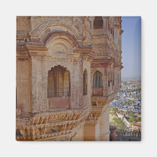 Íman Forte Mehrangarh pairando sobre Jodhpur, O Azul