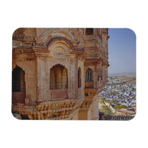 Íman Forte Mehrangarh pairando sobre Jodhpur, O Azul