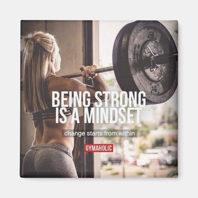 Íman Forte Mindset - Inspiração Malhação feminina (Frente)