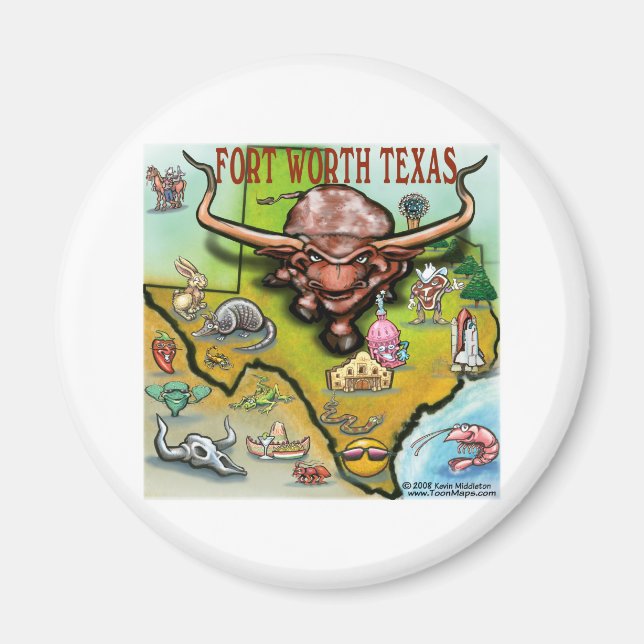 Íman Forte Worth TX (Frente)