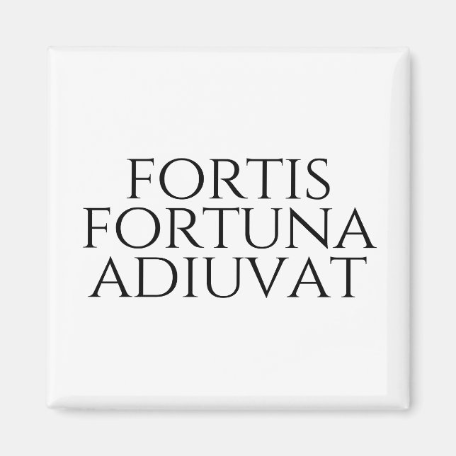 Íman Fortis Fortuna Adiuvat (Frente)