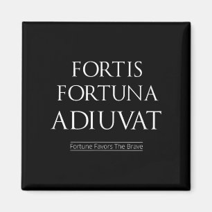 Íman Fortis Fortuna Adiuvat Fortune Favorece A Coragem
