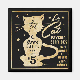 Íman Fortuna do vintage que diz o design - Le Gato