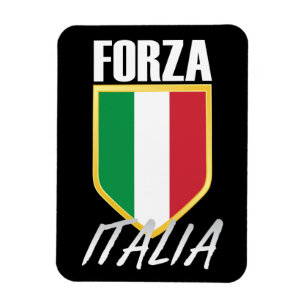 Íman Forza Italia Flag Soccer