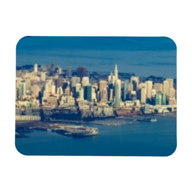 Íman Foto aérea da Baía de São Francisco (Horizontal)